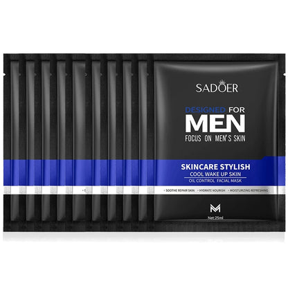 SADOER – Masque Visage pour Hommes, Hydratation intense • Anti-âge.