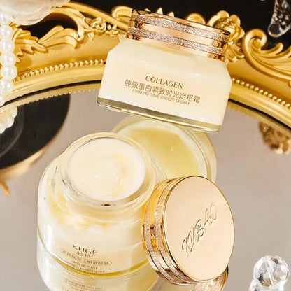 Crème pour le visage au collagène Crème raffermissante hydratante, éclaircissante, réduit les rides et les ridules éclaircit les produits pour la peau