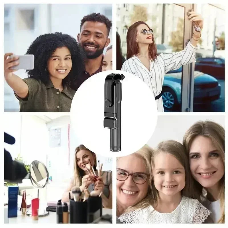 Selfie Stick Trépied Extensible Sans Fil Bluetooth À Distance Portable Smartphone Trépied Support Pour iOS Android Téléphone