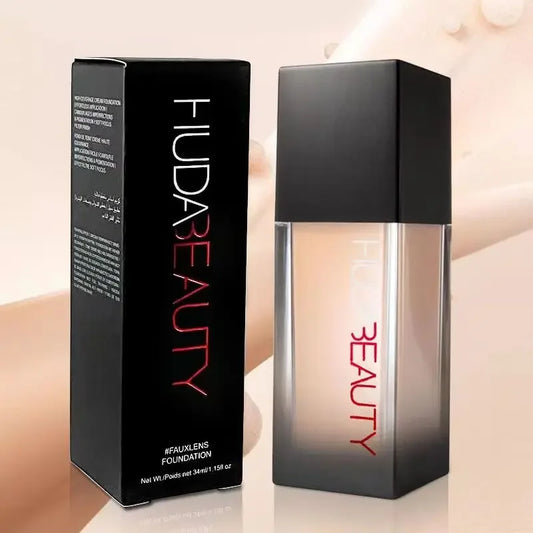 34ml HUDA Fond de teint liquide impeccable Correcteur mat Maquillage facial nourrissant longue durée Pores dissimulés Cosmétiques respirants