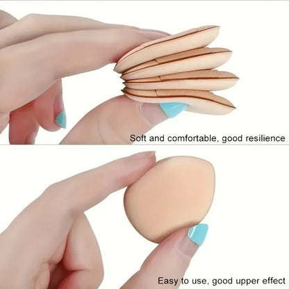 5/10Pcs Mini Finger Puff Foundation Petit Coussin D'Air Poudre Éponge Facial Correcteur BB Crème Applicateur Cosmétique Outils De Maquillage