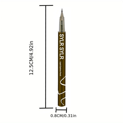 Stylo à sourcils ultra fin de 0,008 mm, longue durée, résistant aux taches, imperméable, haute pigmentation.