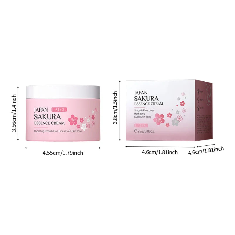 LAIKOU SAKURA Face Cream Smoothing Moisturizer Whitening Nourishing Oil Control Skin Care 25g