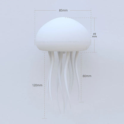 Jellyfish Lamp Voice Control Dancing RGB Gradient Jellyfish Bedside Lamp Rechargeable Table Lamp Touch Sensor Christmas Gift New