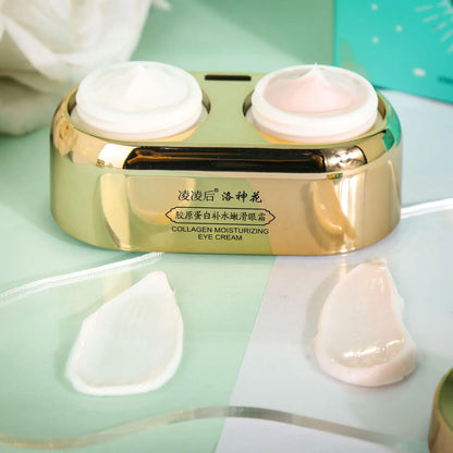 40g Crème de jour pour les yeux Crème pour les yeux de nuit Double soin de la peau Réduire les cernes Resserre le contour des yeux Anti-rides Gonflures des yeux Soins des yeux