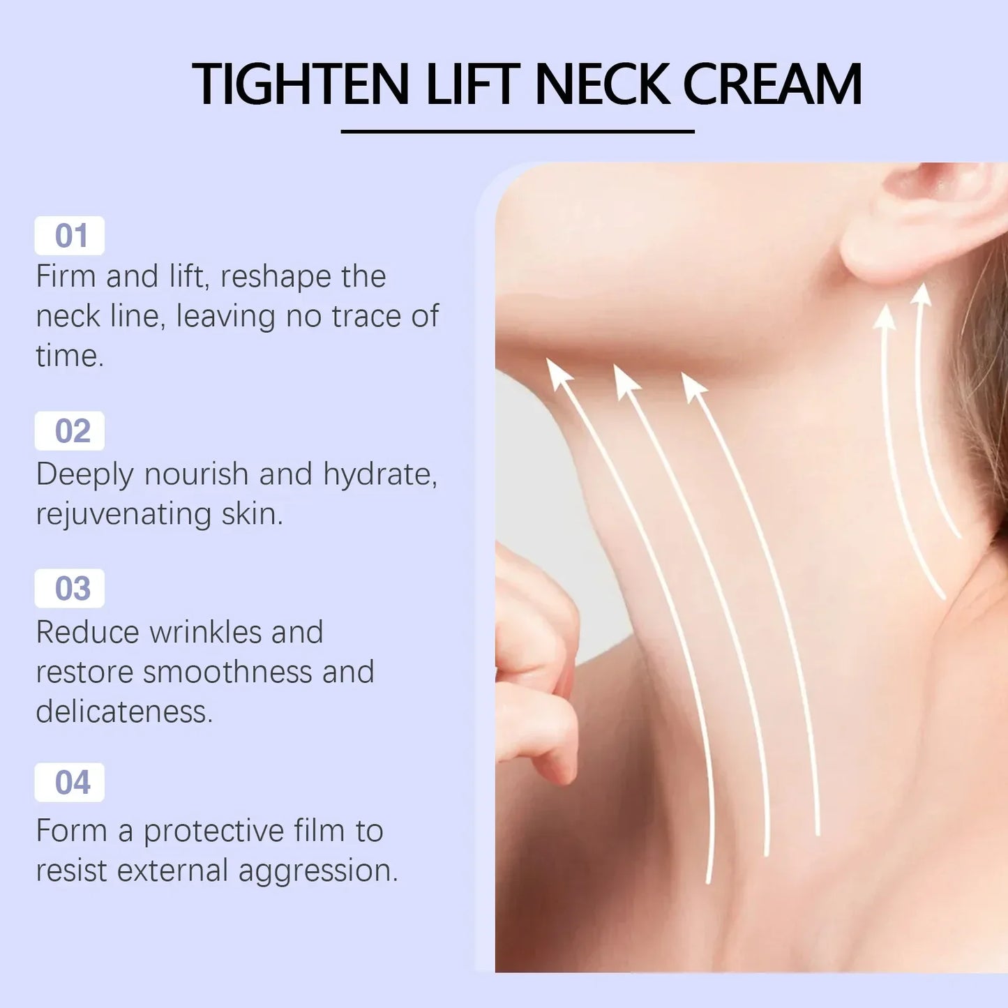 crème pour le cou éclaircit les ridules éclaircit raffermit la crème pour le cou éclaircissante crème hydratante