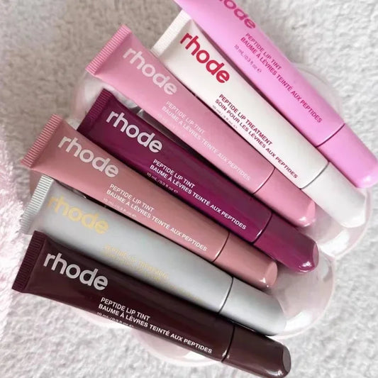 Rhode Peppermint Essence Lipstick Phone Case for IPhone 15 14 13 Pro Max Long Moisturizing Nourishing Silicone Cover Wholesale