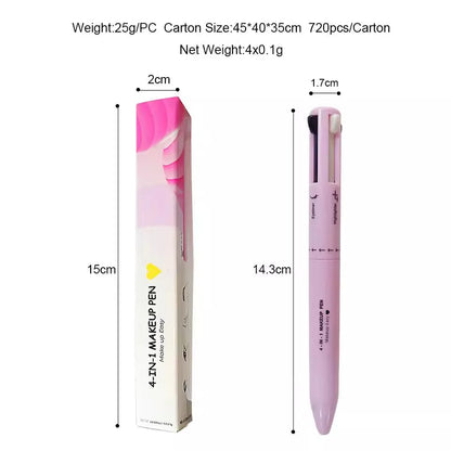 Crayon à sourcils 4 en 1, eye-liner, waterproof, longue tenue.