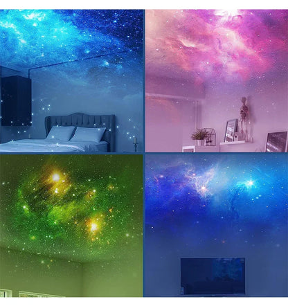 Projecteur d'étoiles Galaxy Night Light Astronaute Space Projector Starry Nebula Ceiling LED Lamp for Bedroom Home Decorative kids gift