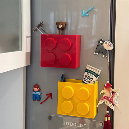 Boîte d'absorption magnétique en forme de bloc de construction