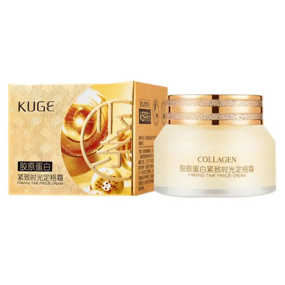 Crème pour le visage au collagène Crème raffermissante hydratante, éclaircissante, réduit les rides et les ridules éclaircit les produits pour la peau