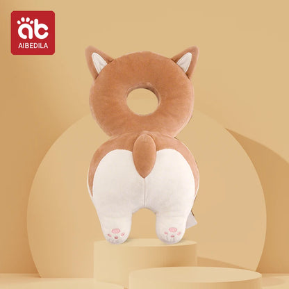 Baby Walkers Coussin de protection de la tête Animaux Coussin en peluche Sangles réglables Coussin de protection pour bébé.