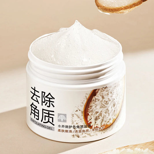 BIOAQUA Gel exfoliant pour le visage au riz blanc Hydratant Soins de la peau nourrissants Gommage pour le visage Crème pour le visage Exfoliants pour le visage Soins de la peau