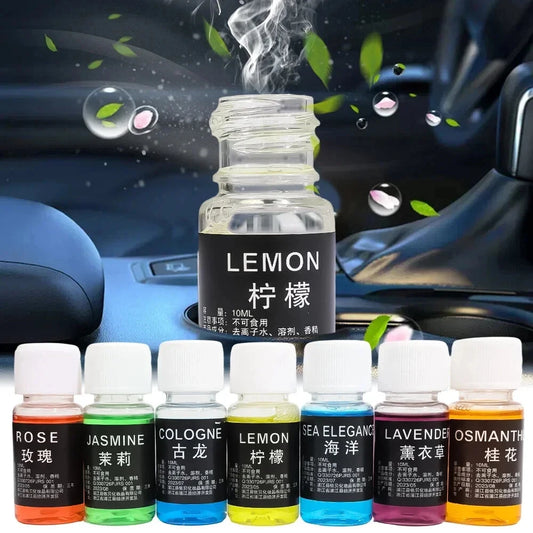 Recharge de parfum de voiture Liquide Huile essentielle Désodorisant Replissage pour Auto Natural Plant Aroma Diffuser Fragrance Humidificateur