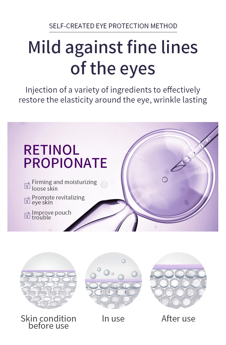 O'CHEAL – Crème Contour des Yeux avec Applicateur Roller Massant
