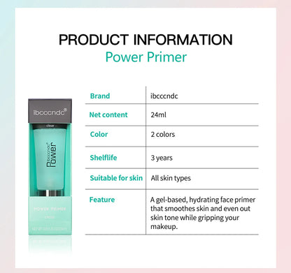Power Grip Highly Moisturizing Makeup Base Isolation, maquillage naturel incolore