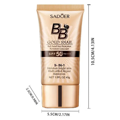 Fond de teint liquide BB crème mat anti-sébum, waterproof, longue tenue.