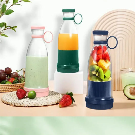 Presse-agrumes électrique Tasse 6 lames Mélangeur Milkshake Machine USB Portable Fruit Milk Mixing Tool Mini Fresh Juice Blender