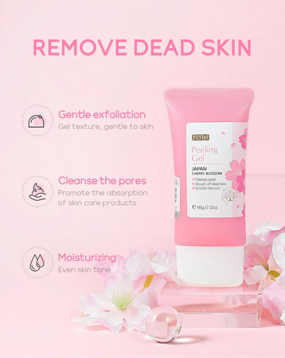 Gel exfoliant nettoyant en profondeur pour le visage LAIKOU, hydratant  60 g