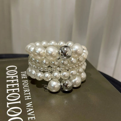 Bracelet de Perles de Luxe – Style No.5, Bijou Élégant pour Femme