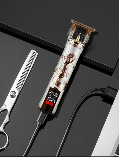 Rasoir Électrique Professionnel 3-en-1 pour Hommes  Tondeuse à barbe • Rasoir cheveux & contours • Style barber haute précision