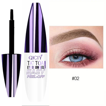 Tatouage d’une durée de 3 jours, types de crème de gel pour sourcils faciles à décoller, cosmétiques imperméables résistants à la transpiration, résistants à la transpiration, longue durée