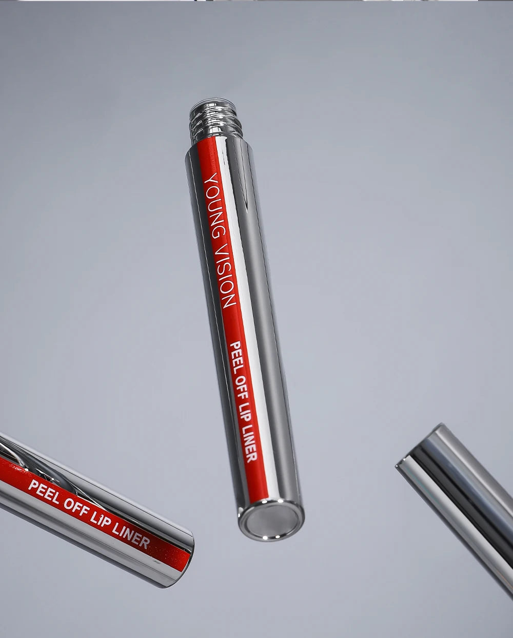 YOUNG VISION Tear-Off Lip Liner Peel-Off Lip Liner Matte Smudge-Free Hook & Loop Lip Pencil Crayon de maquillage 3 couleurs