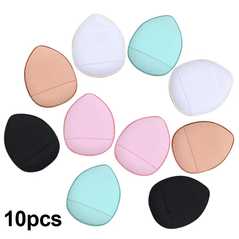5/10Pcs Mini Finger Puff Foundation Petit Coussin D'Air Poudre Éponge Facial Correcteur BB Crème Applicateur Cosmétique Outils De Maquillage