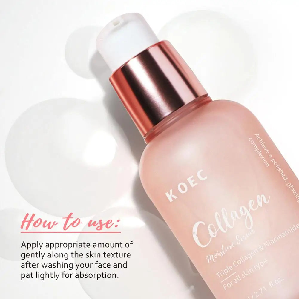 Pour Koec Brand Triple Collagen Niacinamide Sérum- Soins Coréens pour la Peau du Visage