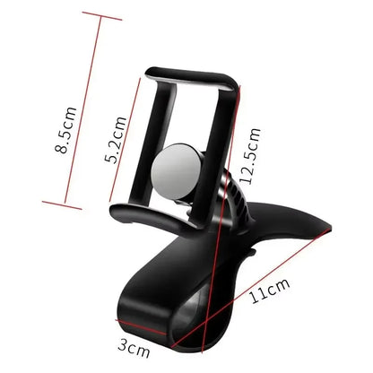 Support de téléphone de voiture rotatif 360 universels pour téléphone portable, tableau de bord de rack de voiture pour prise en main automatique