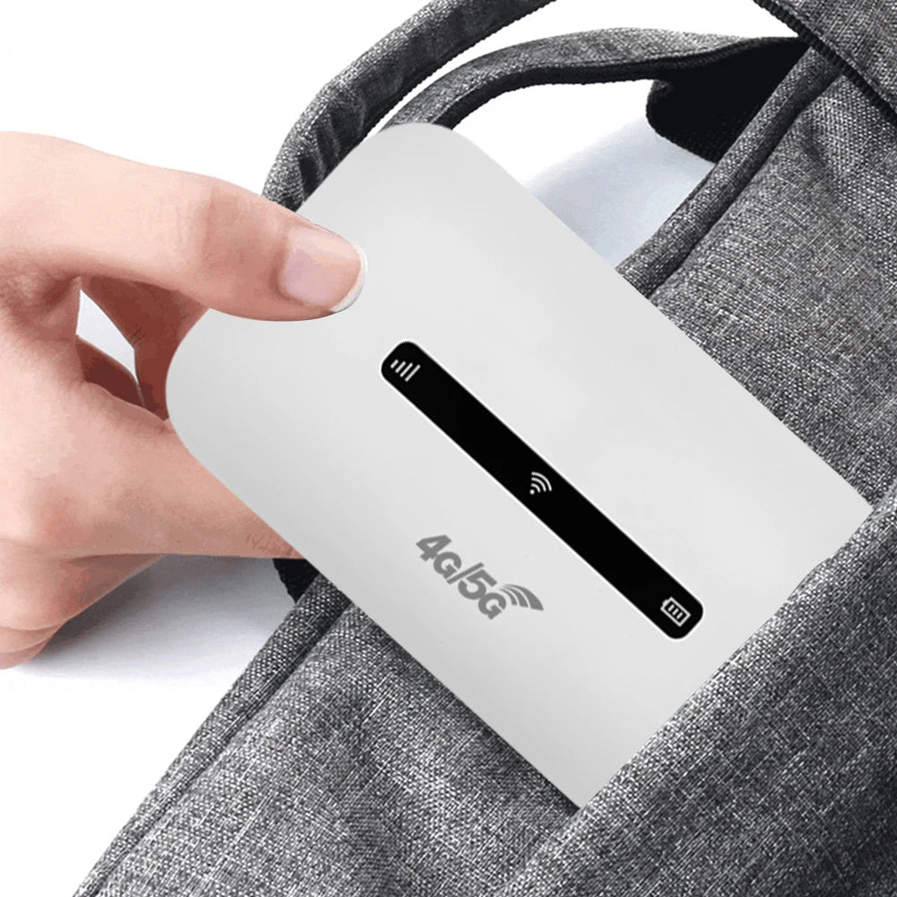 4G LTE Mobile WiFi Router 3000mAh 150Mbps Wireless Internet Router with SIM Card Slot Modem Router for Home Office Car Travel