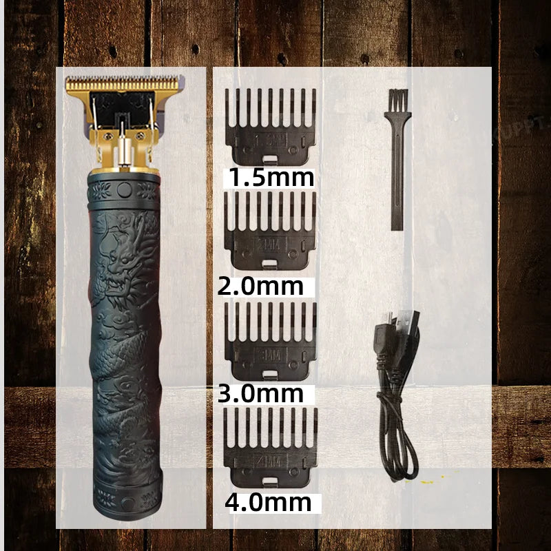 Rasoir Électrique Professionnel 3-en-1 pour Hommes  Tondeuse à barbe • Rasoir cheveux & contours • Style barber haute précision