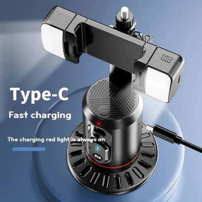 COOL DIER 2025 Nouveau stabilisateur de cardan à rotation 360, trépied Selfie Stick Desktop Face Tracking Gimbal pour Tiktok Smartphone Live