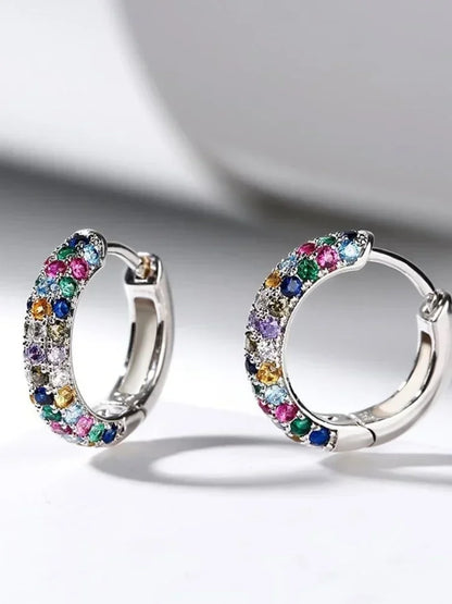 Boucles d'Oreilles en Cristal Drainage Lymphatique
