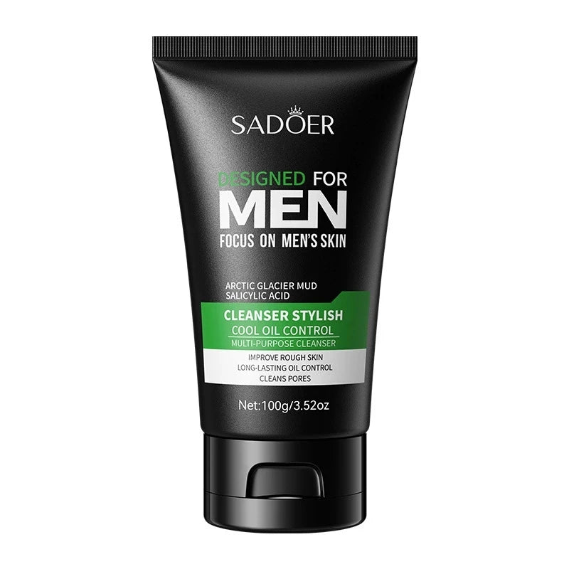 SADOER Nettoyant Visage pour Hommes  Hydratant,  anti-acné, purifie.