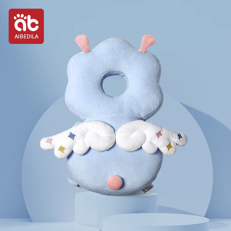 Baby Walkers Coussin de protection de la tête Animaux Coussin en peluche Sangles réglables Coussin de protection pour bébé.