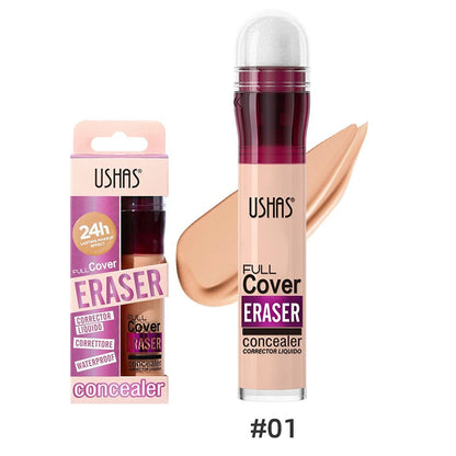 USHAS 12 couleurs tête d'éponge rotative fond de teint liquide anti-correcteur longue durée liquide n'enlève pas le maquillage correcteur imperméable