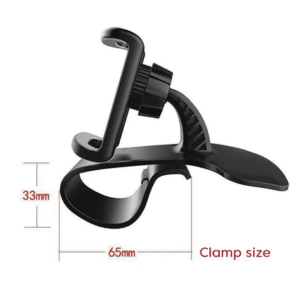 Support de téléphone de voiture rotatif 360 universels pour téléphone portable, tableau de bord de rack de voiture pour prise en main automatique