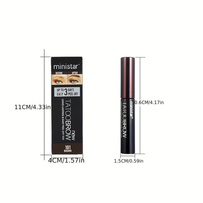 Gel-crème longue tenue Tattoo Brow pour sourcils – Waterproof, résistant, facile à décoller, teinte impeccable