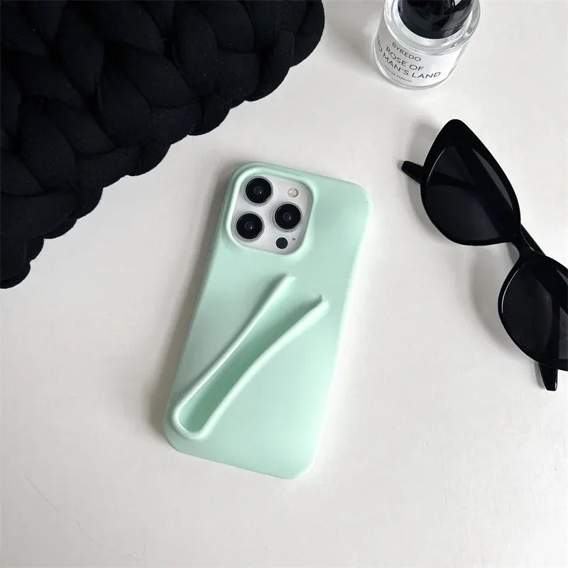 Coque de téléphone en silicone souple avec rouge à lèvres pour iPhone 16, 15, 14 Pro Max, X, XS, XR, 13, 12, Mini, 11, 6, 7, 8 Plus