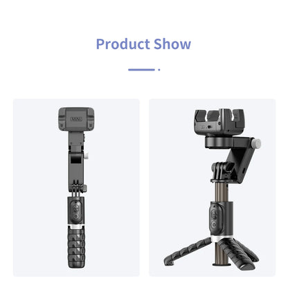 Selfie Stick Téléphone Cardan Stabilisateur Pour iPhone Android Action Caméra Trépied Téléphone Portable Cellule Mobile Smartphone Poignée Poignée Vidéo