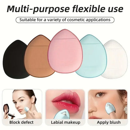 5/10Pcs Mini Finger Puff Foundation Petit Coussin D'Air Poudre Éponge Facial Correcteur BB Crème Applicateur Cosmétique Outils De Maquillage