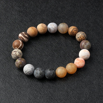 🌌 Bracelet Galaxie – 8 Planètes du Système Solaire & Étoile Gardienne