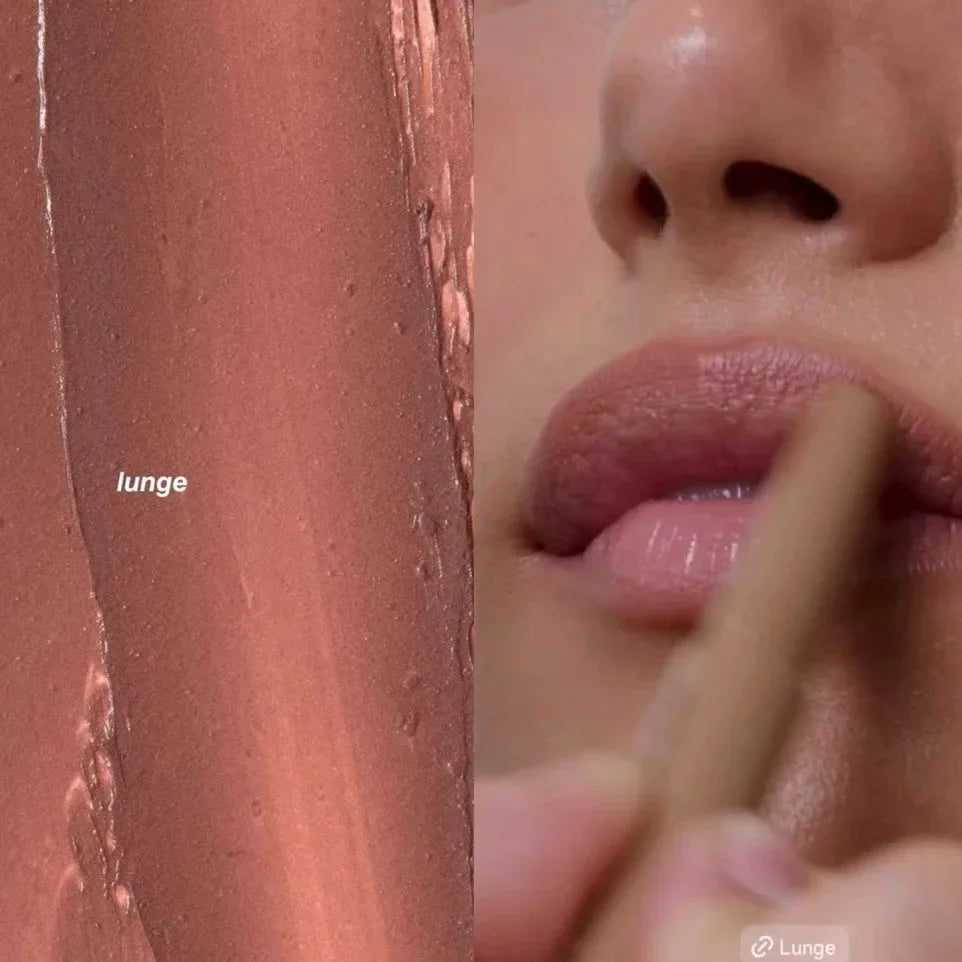 Skin Peptide Lip Liner Peel Tattoo Lipgloss Waterproof Long Lasting Matte Lip Tint Lean Contour Tear-off Lips Stain Cosmetic