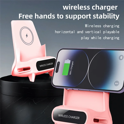 Chargeur sans fil rapide 15W – Support  multifonction pour smartphone
