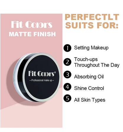 Fit Colors Concealer Smoothing Powder Poudre de maquillage imperméable et résistant