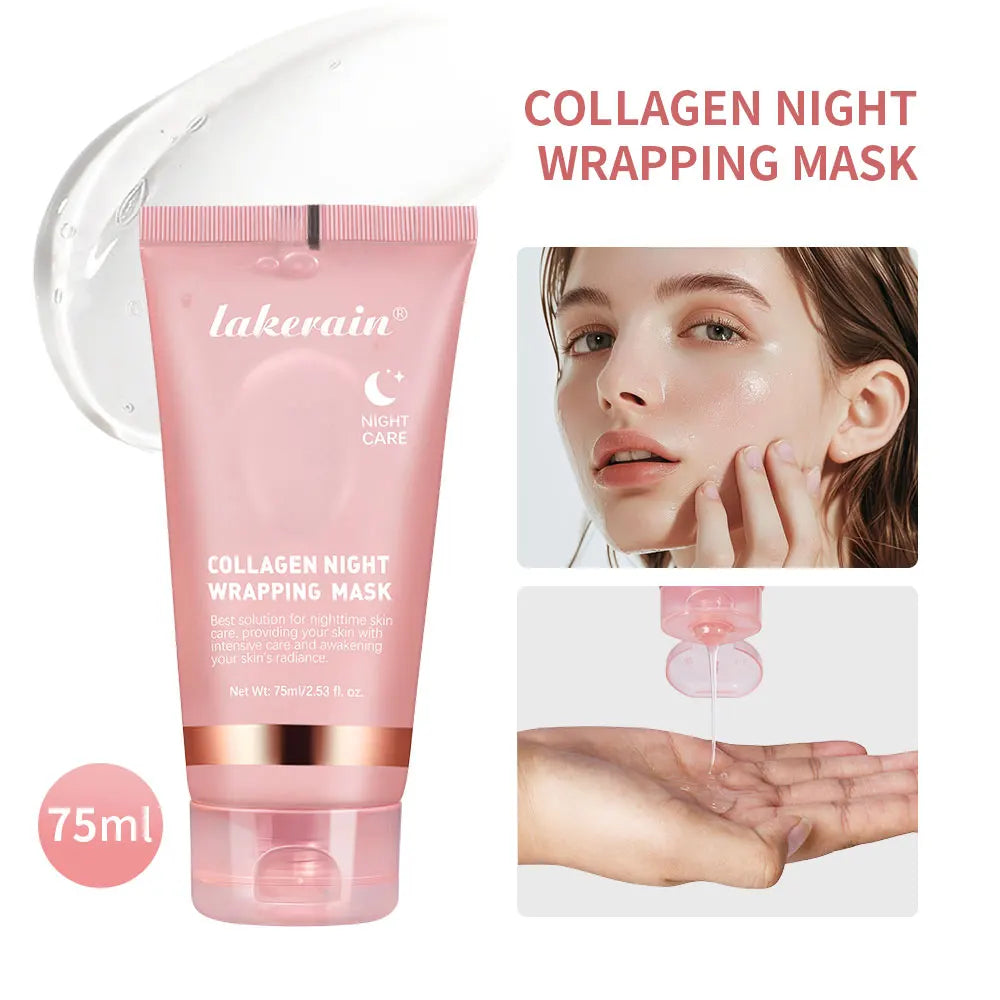 Masque coréen au collagène profond, masque peel-off, anti-rides, lifting.