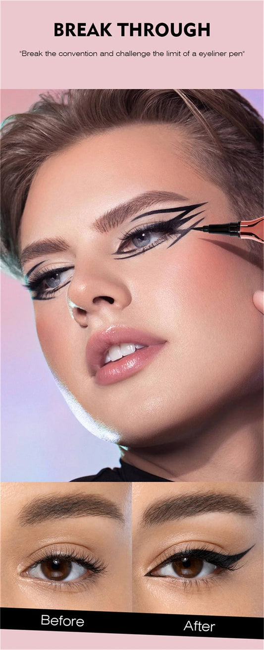 Stylo Eyeliner liquide noir imperméable Ultra-fin Anti-Smudge Durant Lisse Lying Silkworm Eyes Liner Pencils Eye Makeup Tools