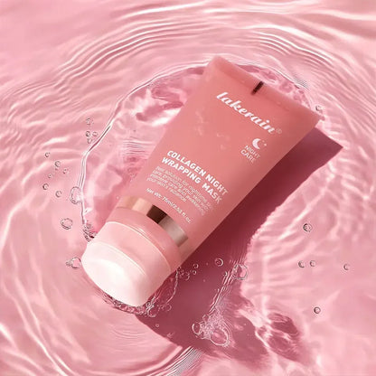 Masque de collagène de nuit Rajeunissement Hydratant Éclaircissant Masque facial coréen pour Rendre la peau éclatante.