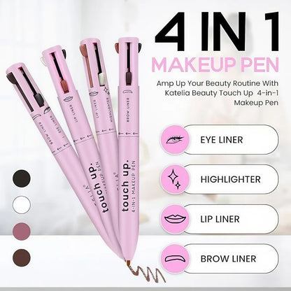 Crayon à sourcils 4 en 1, eye-liner, waterproof, longue tenue.